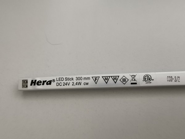 Hera LED Stick  24V DC 300mm 2,4W cw (T202 021 201 01)