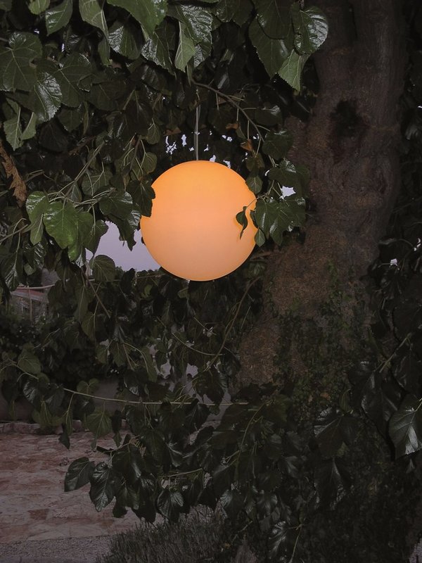 Kugelleuchte Snowball hängend 30cm,  mit 5m Zuleitung  (GM161030)