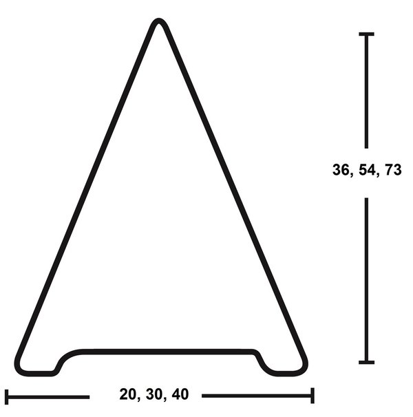 Pyramiden-Leuchte 36cm  mit 5m Zuleitung (GM163010)