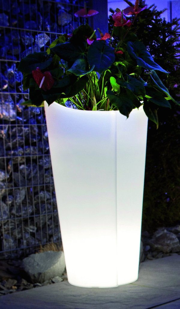 Beleuchtetes Pflanzgefäß TULPE  60cm (GM164610)